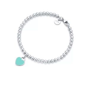 Return to Tiffany Blue Heart Bead Bracelet